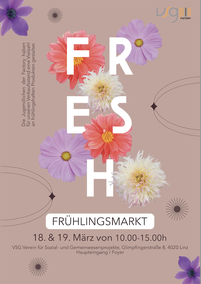 poster with different font