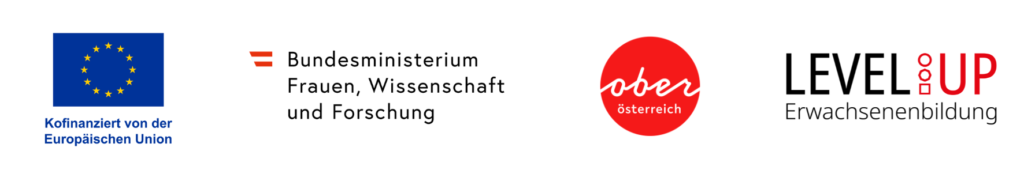 Unterschiedliche Formen und Schrifte in Form von Logos