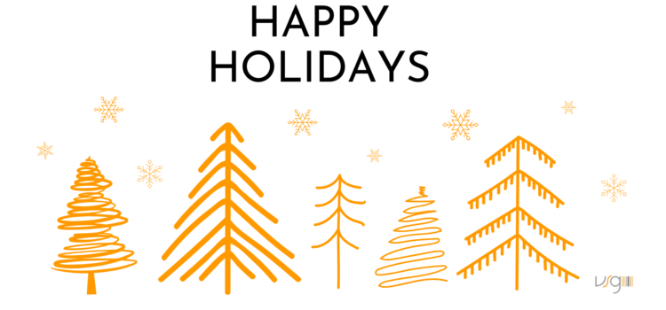 illustration of the trees in different straight lines