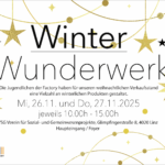 Einladungstext mit sschwarz und gold, zahlreiche Sterne