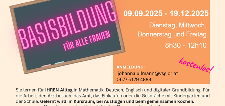 flyer with different letters