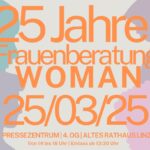 WOMAN Poster mit farbigem Gesicht Silhouette von Frauen