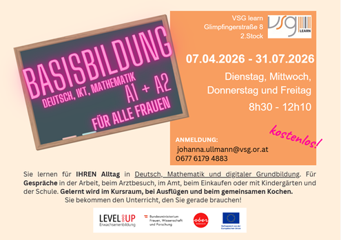 flyer in orange farbe with the schrift